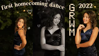 homecoming grwm | hair,nails,photos,dance,makeup 💄 🤍