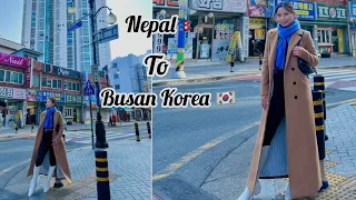 Hello 👋 Korea 🇰🇷 / Nepal To Busan vlog