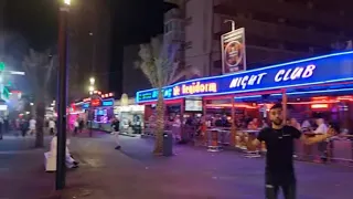 BENIDORM British Square - WARNING It's Midnight Nightlife.....