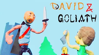 David and Goliath - First Ever Full Stop Motion Animation      #stopmotionanimation #bible