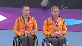 Wheelchair Tennis - Women's Doubles Victory Ceremony - London 2012 Paralympic Games