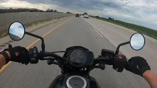 Does the Honda Rebel 1100 get unstable at high speeds? (top speed test)