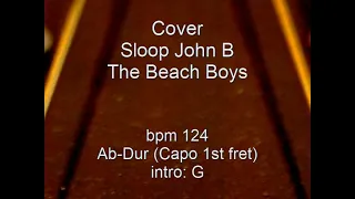 Sloop John B, The Beach Boys, cover chords acoustic guitar, lyrics