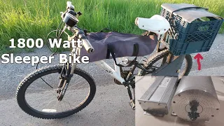 I Built a 1800 Watt Electric Bike with a Vevor BLDC Motor Kit - 35MPH Chain Drive