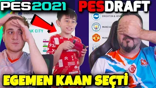 PESDRAFT! EGEMEN KAAN TAKIMLARMIZI SEÇTİ! | EMRECAN İLE PES 2021 PESDRAFT OYNUYORUZ