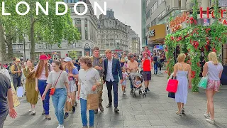 England 🏴󠁧󠁢󠁥󠁮󠁧󠁿, London Street Walk 2023 - 4K 60fps Walking Tour