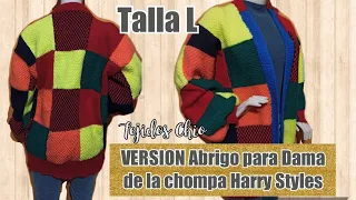 Versión Abrigo de la Chompa Harry Styles ❤️💚💙💛🧡