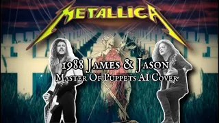 1988 James Hetfield & Jason Newsted - Master Of Puppets (Metallica AI Cover & AJFA Mix)