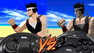 Sega 32x Vs Sega Saturn - Virtua Fighter