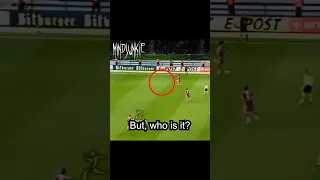 GHOST Runs Onto Pitch During Live Football Game #ghost #creepy #caughtoncamera