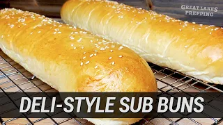 Homemade Restaurant-Quality Sub Buns that Don't Suck! Making BIG & Soft Hoagie Rolls from Scratch