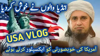 Mufti Tariq Masood new VLog of USA |mufti sb with indian people #usavlogs