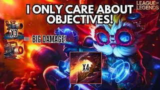 I HAVE EYES ONLY FOR OBJECTIVES AND IT WORKED! - HEIMERDINGER Gameplay - League of Legends