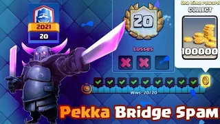 2021 20-Win Challenge Pekka Bridge Spam, Easy Win 🚀🚀 (second episode)