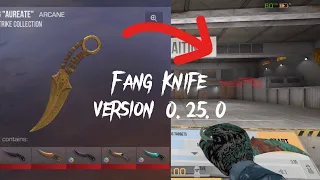 Standoff 2 - Getting the NEW FANG KNIFE! Version 0.25.0