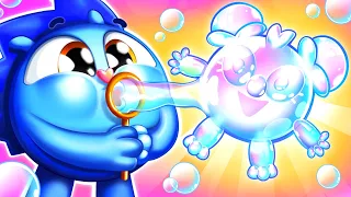 Blowing Bubbles Story 🥰🎈 | Funniest Cartoon For Kids By 4 Friends 😻