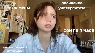 последняя сессия на 4 курсе (влог)