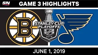 NHL Highlights | Bruins vs. Blues, Game 3 – June 1, 2019