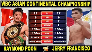 BINAKLASAN ANG INTSIK! FULL FIGHT: JERRY FRANCISCO VS RAYMOND POON WBC | PARANG CASIMERO AT PACQUIAO