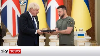 Ukraine War: Boris Johnson visits Kyiv & pledges further £54m package of military aid