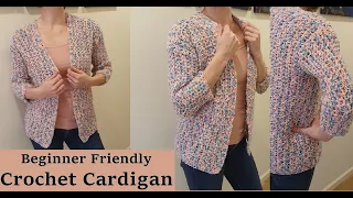 Crochet tutorial: HOW TO CROCHET SPRING CARDIGAN