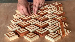 Woodturning - Clever Woodworking Ideas have Created Colorful Artistic Products