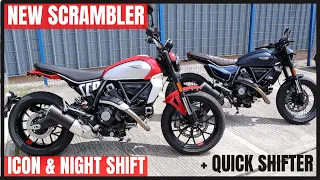 New Ducati Scrambler Icon & Nightshift GEN 2 2023 models, first look & ride + Quick shifter !!