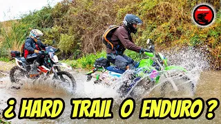 We started TRAIL and finished ENDURO. MOTO day with many slopes.