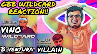 Reacting to Villain+ Bass Ventura+Vino| Beatbox Reaction | GBB 2021 solo wildcard reaction|Awesome!