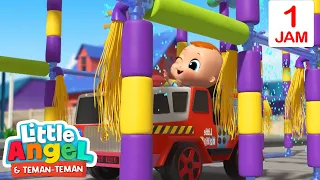 Mencuci Mobil Bersama Keluarga | Little Angel | Lagu Anak Favorit | Nursery Rhymes Indonesia