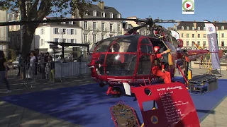 VANNES |  🚁 Une Alouette III sur le Port - VANNES Télé