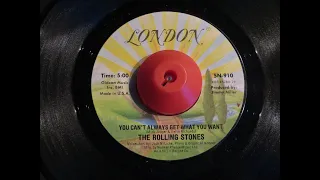 The Rolling Stones - You Can't Always Get What You Want (Single Version) - Styrene 45 rpm - 1973