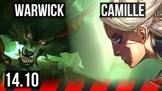 WARWICK vs CAMILLE (TOP) | 7/0/1, 900+ games, Godlike | BR Master | 14.10