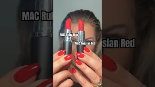 TEAM RUBY WOO or RUSSIAN RED!? MACximal lipstick is here😍 @maccosmetics #MACCrew #MACAmbassador