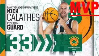 Turkish Airline Euroleague Regular season Round 17 MVP  Nick Calathes Full highlights