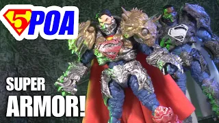 GHOSTS OF KRYPTON SUPERMAN HEAD AND ARMOR SWAPS! McFarlane Toys Page Punchers Action Figure Review
