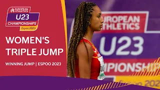 Vicente bounds out to GOLD! Winning jump | Espoo 2023