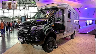 Hymer MLT 580 4x4 ML T Offroad Camper Van RV new model 2024 Mercedes walkaround and interior K1417