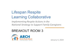 Breakout Room 3 Discussion Group - National Strategy Learning Collaborative, 1/04/2024