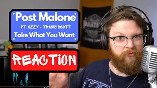 Post Malone - Take What You Want ft. Ozzy Osbourne, Travis Scott - Reaction - Metal Guy Reacts