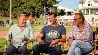 Kevin Costner ,Timothy Busfield, Dwier Brown at Field of Dreams 25th Anniversary