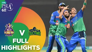 Full Highlights | Multan Sultans vs Quetta Gladiators | Match 25 | HBL PSL 6 | MG2T