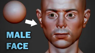 Sculpting a Male Head with Nalini kanta jena Speed up video with narration