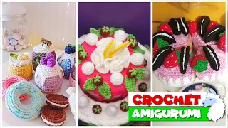 Crochet Kawaii Cake 🎂, Cookie 🍪, Candy 🍬 Ideas - TikTok Compilation 249 | @blu_llama