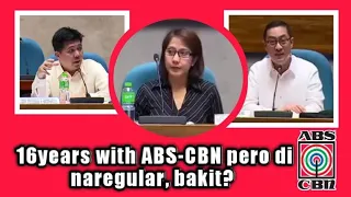 Bakit nga ba hindi naregular si Weng Hidalgo with ABS-CBN? | Franchise hearing On Labor Issues
