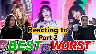 Waleska & Efra react to WORST to BEST Main Dancers in KPOP part 2 | FEATURE FRIDAY ✌