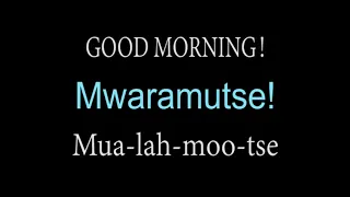 How to say "GOOD MORNING" In Kinyarwanda - (Greetings in Kinyarwanda) - Kinyarwanda Online Class