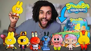 Opening A CASE OF SPONGEBOB X THE MONSTERS FIGURES TILL WE GET THE WHOLE SET!! *WE ACTUALLY DID IT!*