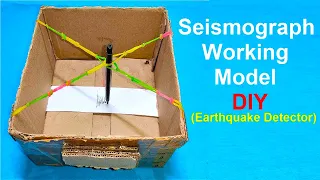 how to make Seismograph Working Model Making | inspire award winning project |  DIY pandit