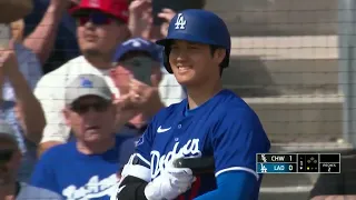 FULL HIGHLIGHTS of Shohei Ohtani's DODGERS Spring Training DEBUT!